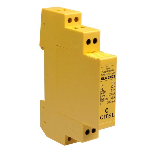 Citel Line Protector, 24V, 2 DLA-24D3-Ex